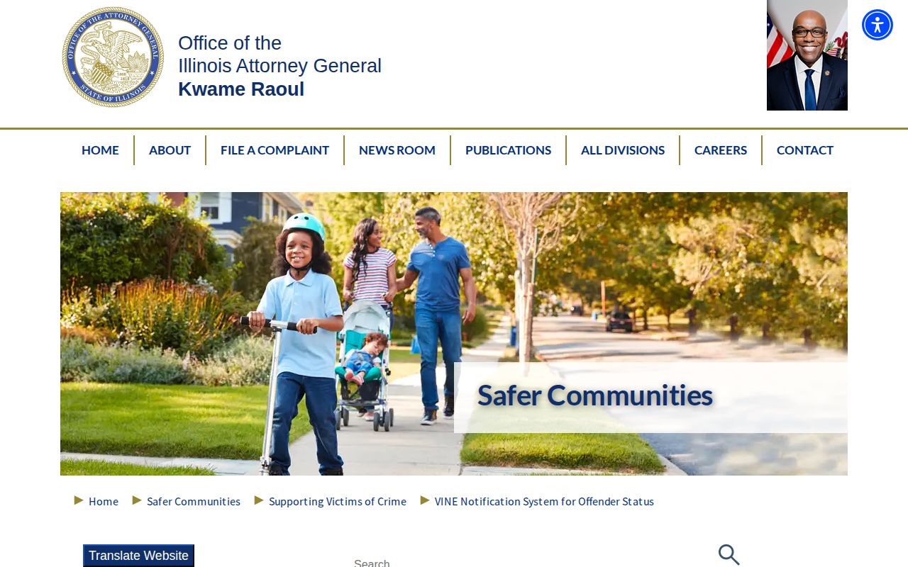 Illinois Attorney General VINE information for Hardin County custody and case alerts